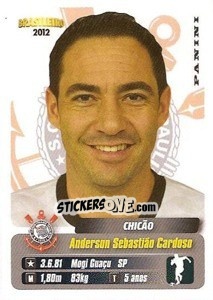 Sticker Chicao - Campeonato Brasileiro 2012 n. 80 - Panini