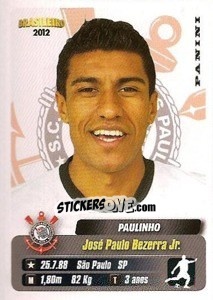 Sticker Paulinho - Campeonato Brasileiro 2012 - Panini