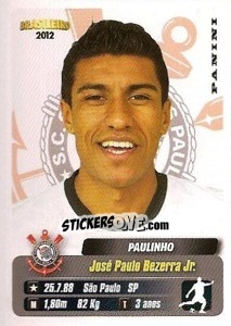 Cromo Paulinho - Campeonato Brasileiro 2012 - Panini