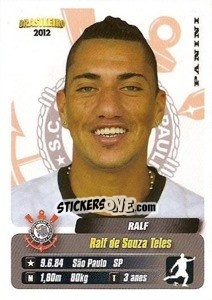 Sticker Ralf - Campeonato Brasileiro 2012 - Panini