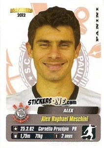 Cromo Alex - Campeonato Brasileiro 2012 n. 85 - Panini