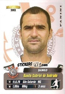 Cromo Danilo - Campeonato Brasileiro 2012 n. 86 - Panini