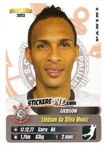 Sticker Liedson - Campeonato Brasileiro 2012 n. 89 - Panini