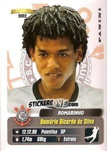 Sticker Romarinho - Campeonato Brasileiro 2012 - Panini