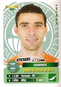 Cromo Vanderlei - Campeonato Brasileiro 2012 - Panini