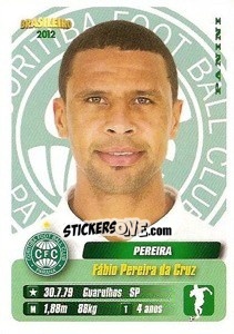 Figurina Pereira - Campeonato Brasileiro 2012 - Panini