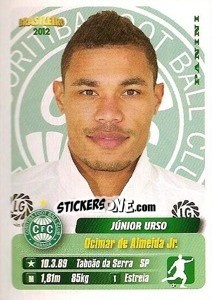 Sticker Junior Urso - Campeonato Brasileiro 2012 - Panini
