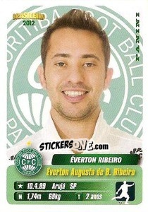Sticker Everton Ribeiro - Campeonato Brasileiro 2012 - Panini