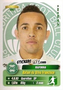 Sticker Rafinha - Campeonato Brasileiro 2012 - Panini