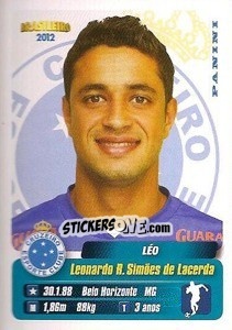 Sticker Leo - Campeonato Brasileiro 2012 - Panini