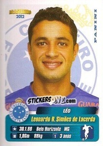 Sticker Leo - Campeonato Brasileiro 2012 n. 115 - Panini