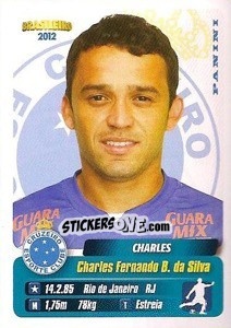 Sticker Charles - Campeonato Brasileiro 2012 n. 118 - Panini