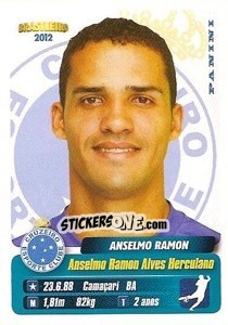 Sticker Anselmo Ramon - Campeonato Brasileiro 2012 n. 124 - Panini