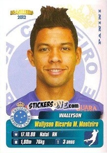 Sticker Wallyson - Campeonato Brasileiro 2012 n. 126 - Panini