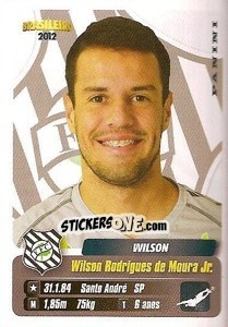 Sticker Wilson - Campeonato Brasileiro 2012 - Panini