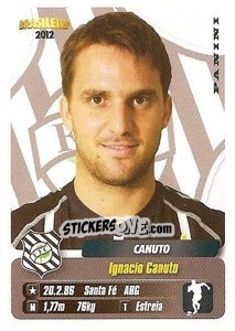 Sticker Canuto - Campeonato Brasileiro 2012 n. 135 - Panini