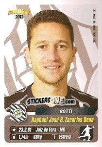 Sticker Botti - Campeonato Brasileiro 2012 - Panini