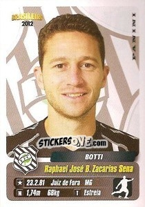 Sticker Botti - Campeonato Brasileiro 2012 n. 140 - Panini
