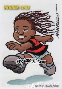 Sticker Vagner Love (caricatura Mauricio)