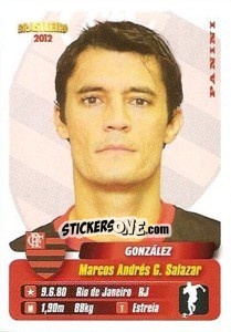 Sticker Gonzalez - Campeonato Brasileiro 2012 - Panini