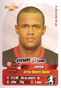 Sticker Airton - Campeonato Brasileiro 2012 n. 155 - Panini
