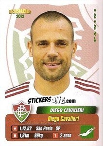 Cromo Diego Cavalieri - Campeonato Brasileiro 2012 - Panini