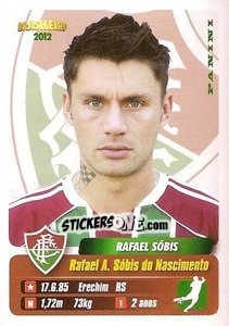 Sticker Rafael Sobis - Campeonato Brasileiro 2012 - Panini