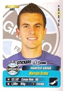 Sticker Marcelo Grohe - Campeonato Brasileiro 2012 n. 185 - Panini