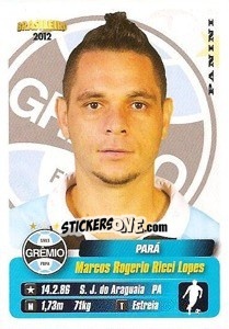 Cromo Para - Campeonato Brasileiro 2012 - Panini