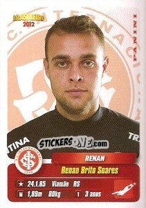 Sticker Renan - Campeonato Brasileiro 2012 - Panini