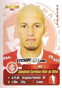 Sticker Nei - Campeonato Brasileiro 2012 n. 205 - Panini