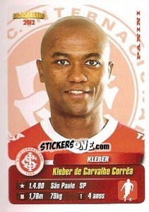 Cromo Kleber - Campeonato Brasileiro 2012 - Panini