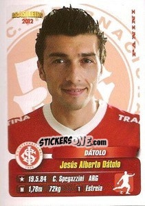 Sticker Datolo - Campeonato Brasileiro 2012 - Panini