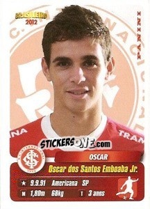 Figurina Oscar - Campeonato Brasileiro 2012 - Panini