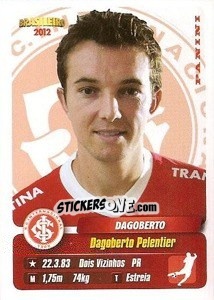 Sticker Dagoberto - Campeonato Brasileiro 2012 - Panini