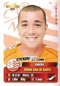Sticker Gideao - Campeonato Brasileiro 2012 n. 222 - Panini
