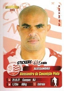 Sticker Alessandro - Campeonato Brasileiro 2012 - Panini