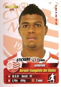 Cromo Auremir - Campeonato Brasileiro 2012 - Panini