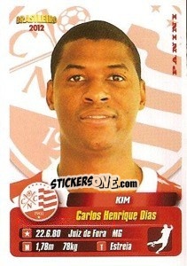 Sticker Kim - Campeonato Brasileiro 2012 n. 233 - Panini