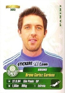 Cromo Bruno - Campeonato Brasileiro 2012 - Panini