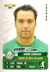 Cromo Daniel Carvalho - Campeonato Brasileiro 2012 - Panini