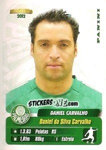 Sticker Daniel Carvalho - Campeonato Brasileiro 2012 n. 249 - Panini