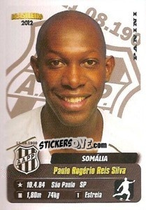 Figurina Somalia - Campeonato Brasileiro 2012 - Panini