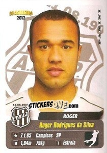 Sticker Roger - Campeonato Brasileiro 2012 - Panini