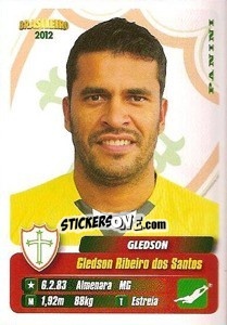 Sticker Gledson - Campeonato Brasileiro 2012 - Panini