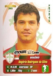 Sticker Regerio - Campeonato Brasileiro 2012 - Panini