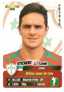 Sticker Lima - Campeonato Brasileiro 2012 n. 279 - Panini