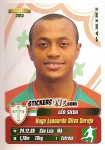 Cromo Leo Silva - Campeonato Brasileiro 2012 - Panini