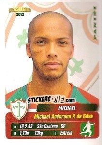Sticker Michael - Campeonato Brasileiro 2012 n. 284 - Panini