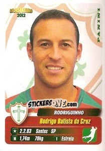Sticker Rodriguinho - Campeonato Brasileiro 2012 - Panini